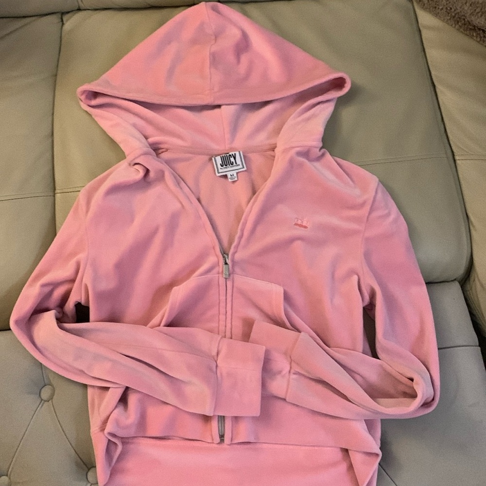 Juicy Couture pink velour jacket